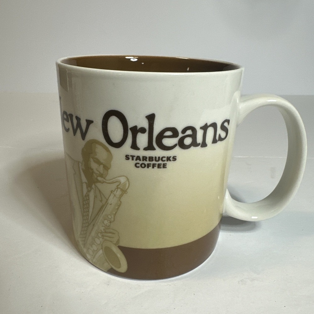 Starbucks New Orleans Coffee Mug Collector Series 16oz Been There 2011
